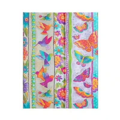 Abbildung von Paperblanks Hummingbirds &amp; Flutterbyes Playful Creations Ultra Lined Wrap Closure 120 Gsm