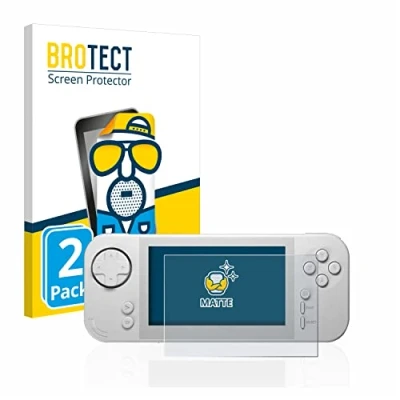 Abbildung von BROTECT Entspiegelungs Schutzfolie für Evercade EXP (2 Stück) Matte Displayschutz Folie, Anti Reflex, Fingerprint