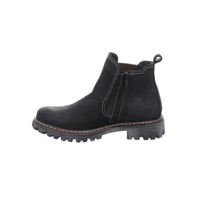Abbildung von Josef Seibel Stiefelette schwarzkombi, Damen, Größe: 45, Schwarz kombi Schuhe