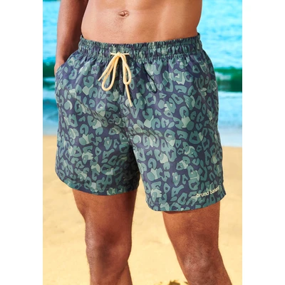 Abbildung von Bruno Banani Badeshorts marineoliv, Herren, Größe: Medium, Marine oliv