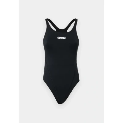 Abbildung von arena Solid Swim Tech Team Damen Badeanzug Einteilig, Schnelltrocknender Damenbadeanzug, Sportlicher aus MaxLife Eco Fabric mit Maximaler Chlorbeständigkeit und UPF 50+ UV Schutz