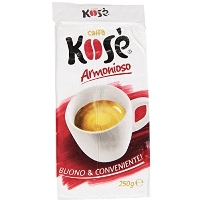 Abbildung von 10x Kose kosè Caffe Kaffee coffee Armonioso Kimbo gemahlen italien 250g Espresso
