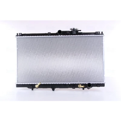 Abbildung von NISSENS 633141 Kühler, Motorkühlung Aluminium 350 664 16 Kühlrippen gelötet HONDA: Prelude V, ACCORD 5 Coupe,