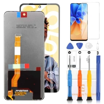 Abbildung von LADYSON Bildschirm für Oppo Realme C55 RMX3710 Display 6,72 Zoll LCD Touchscreen Montage Ersatz Glas Digitizer mit Werkzeugen (Schwarz)