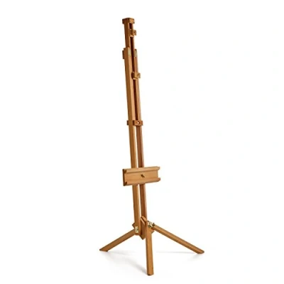 Abbildung von Studiostaffelei Lea für Keilrahmen, bis 69cm höhe, höhenverstellbar, Abmessung: 180 x 80 58 cm