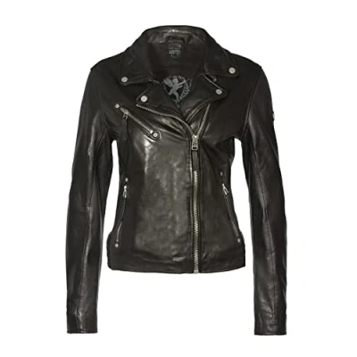 Abbildung von Gipsy PGG LEGV Lederjacke, Damen, Größe: 38, Bio black