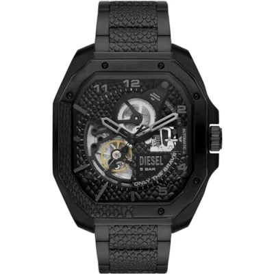 Abbildung von Diesel Traditional Flayed Uhr, Herren, Größe: One Size, Black