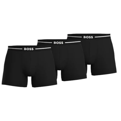 Abbildung von BOSS 3ER PACK BOLD Stretch LOGO Panties, Herren, Größe: Small, Schwarz
