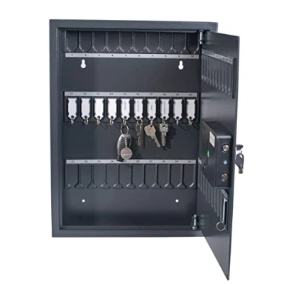 Abbildung von Pavo 8013876 Armoire à Haute sécurité Pour Porte clés magnétiques Kabinett Magnetags, Metall, Dunkelgrau, Groß