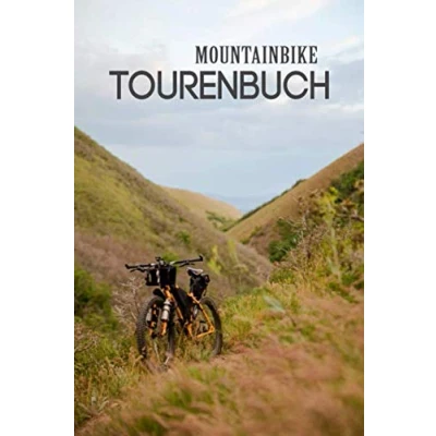 Abbildung von Mountainbike Tourenbuch: Fahrradtour Radtour Tagebuch Notizbuch für Mountainbiker, Radsportler, Radfahrer Und E Bike MTB Fans. Der handliche Begleiter den Fahrrad Ausflug.
