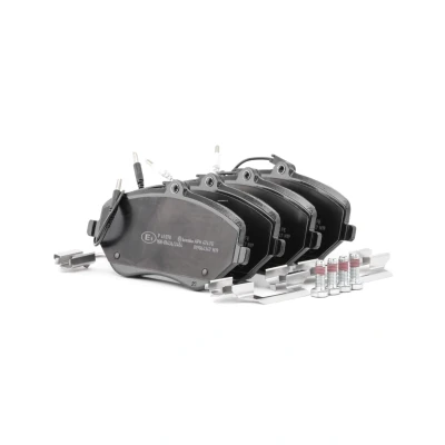 Abbildung von BREMBO P 61 078 Bremsbelagsatz inkl. Verschleißwarnkontakt mit Bremssattelschrauben Zubehör CITROËN: C5 III Kombi, 3, C6 Limousine