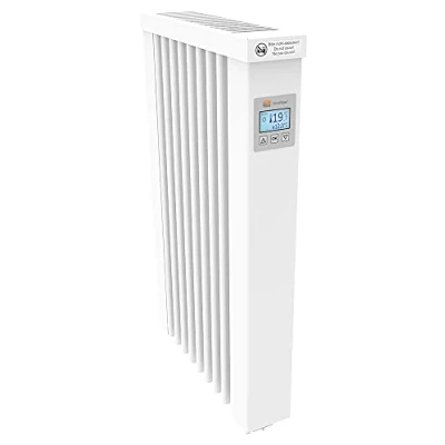 Abbildung von AeroFlow Elektroheizung MINI 650 mit Schamottekern app ready FlexiSmart Displayregler (Android, iOS) elektrische Zusatzheizung, Nachtspeicher Ersatz, Elektroheizkörper Heizgerät