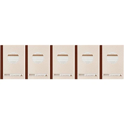 Abbildung von Le Dauphin 1102D 5er Pack Durchschreibebuch kariert 14,80 x 10,50 cm Heft Pauspapier Durchschreibeheft