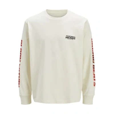 Abbildung von Jack &amp; Jones Jcointerlude CREW NECK Langarmshirt, Herren, Größe: Large, Sweet corn