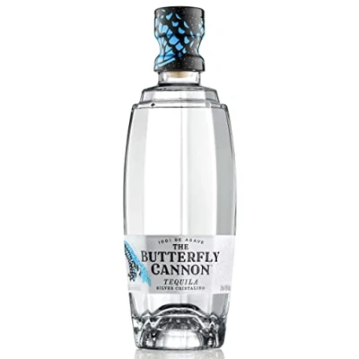 Abbildung von Butterfly Cannon Tequila Cristalino 100% Blue Agave 40% Vol in 1x 500ml Glasflasche