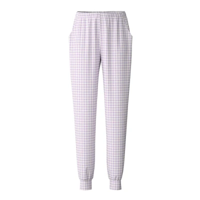 Abbildung von Calida MIT BÜNDCHEN Nachtwäsche Hose, Damen, Größe: 36/38, Digital lavender
