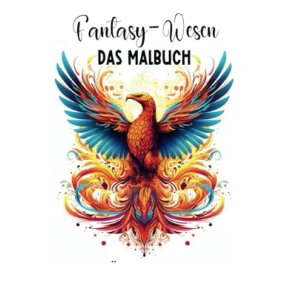 Abbildung von Fantasy Wesen: Das Malbuch: Malbuch Für Kinder &amp; Erwachsene Entspannendes Fantasieliebhaber Mit Drachen, Phönixen Co. (Malbücher)
