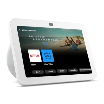 Abbildung von Echo Show 8 (3. Gen., 2023) Smarter HD Touchscreen mit 3D Audio, Smart Home Hub und Alexa Weiß