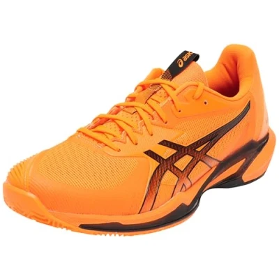 Abbildung von Asics Solution Speed FF 3 CLAY Court Tennis Shoes Shocking orange black Sneaker low, Herren, Größe: 42.5, Schuhe