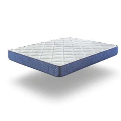 Abbildung von DORMISSIMO Matratze 180x200 SHAULA H3 Hohe 22 cm Atmungsaktiv und viskoelastisch. Ergonomisch Verarbeitung in modernes Blau