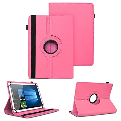 Abbildung von NAUC Universal Tasche Schutz Hülle Tablet Schutzhülle Tab Case Cover Bag Etui 10 Zoll, Farben:Pink, Modell für:Medion Lifetab E10320