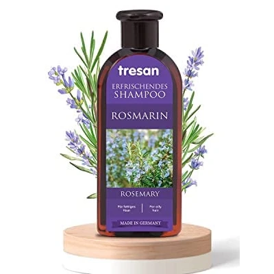 Abbildung von Tresan Rosmarin erfrischender Conditioner für fettige Haare nährende, volumizierende Shampoo, keine Sulfat, Parabene und Gluten, 300 ml