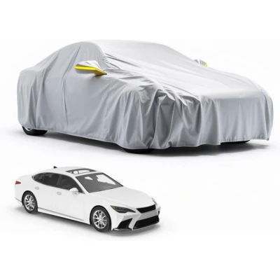 Abbildung von Autogadget® Premium Auto Abdeckplane Autoabdeckung &amp; universale Autoschutzhülle Abdeckung Car Cover wasserdicht wetterfeste Autoplane