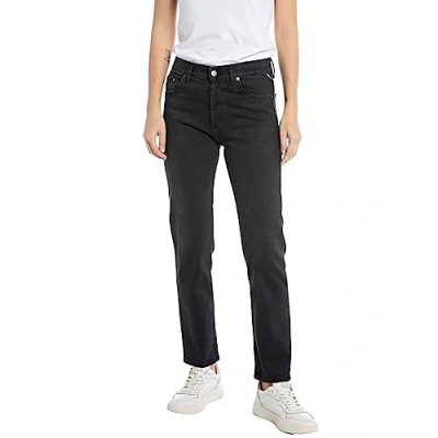 Abbildung von Replay Maijke Jeans Straight Leg, Damen, Größe: 26x30, Black