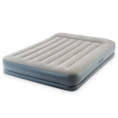 Abbildung von Intex Luftbett 64118 Pillow Rest Fiber Tech 152x203x30cm mit Pumpe