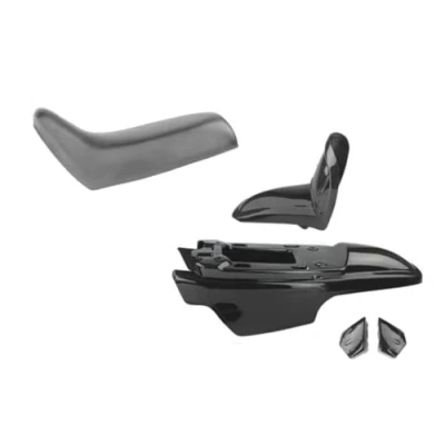 Abbildung von Verkleidungssatz Schwarz Sitzbank Verkleidung für Yamaha PW 50 PW50
