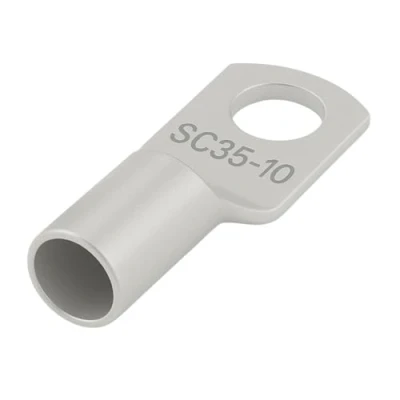 Abbildung von Lumonic 1x Rohrkabelschuh 35mm² M10 I Quetschkabelschuh 35mm2 blank, Ringkabelschuhe 35mm², Kabelschuhe Ringkabelschuh, Kabelringschuhe
