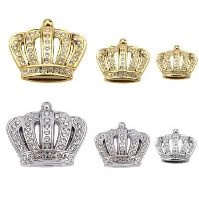 Abbildung von Metall Autoaufkleber 4 Stück 3D Bling Auto Emblem,Autoaufkleber,Auto Dekoration Aufkleber Crown Emblems Princess Emblem für SUV RV Stoßstange Laptops