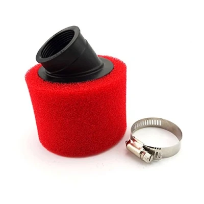 Abbildung von STONEDER Luftfilter für GY6 50cc Moped Scooter 110cc 125cc Dirt Pit Monkey Bike ATV Quad Motorrad Motocross Rot 38 mm