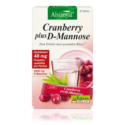 Abbildung von Alsiroyal Cranberry plus D Mannose 10 Sticks 23,5 g