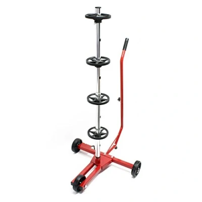 Abbildung von Wiltec Fahrbarer Reifenständer/Felgenbaum für PKW Reifen bis 225 mm