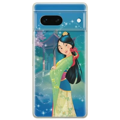 Abbildung von ERT GROUP Handyhülle für Google Pixel 7 Original und offiziell Lizenziertes Disney Muster Mulan 001 optimal an die Form des Handy angepasst, hülle aus TPU