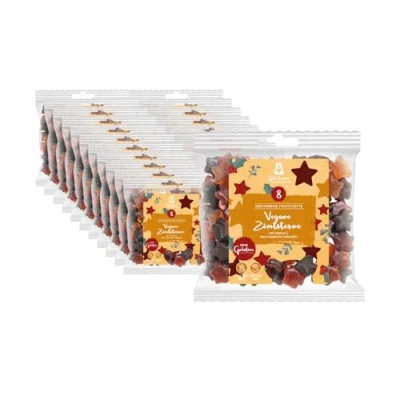 Abbildung von naschlabor x Gute Laune Fruchtsaftbär Weihnachten sortenreine Fruchtsäfte Ohne künstliche Farbstoffe und Geschmacksverstärker Gluten Laktosefrei (Vegane Zimtsterne) 23 150g