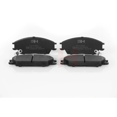 Abbildung von GH 413424 Bremsbelagsatz mit akustischer Verschleißwarnung Zubehör HYUNDAI: Getz, ACCENT 2, 2 Stufenheck