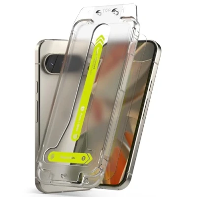 Abbildung von Ringke Easy Slide Panzerglas [2 Stück] Kompatibel Mit Google Pixel 9 Pro XL Displayschutz, 9H Härte Gehärtetes Glas Displayschutzfolie Einfachem Montage
