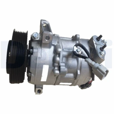 Abbildung von DELPHI CS20502 Kompressor 6ZSE12 PAG 46 mit Kompressoröl RENAULT: SCENIC 3, GRAND MEGANE 3 Grandtour