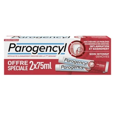Abbildung von Parogencyl Zahnpasta Intensivpflege Zahnfleisch 2er Pack x 75 ml