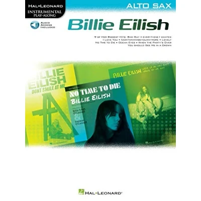 Abbildung von Billie Eilish Instrumental Play Along Book/Online Audio for Alto Sax: Sax Pack