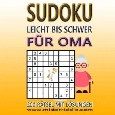 Abbildung von SUDOKU FÜR OMA 200 RÄTSEL LEICHT BIS SCHWER