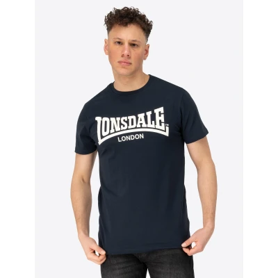 Abbildung von Lonsdale Normale Passform Fulwood Tshirt print, Herren, Größe: XXL, Dark navy ecru