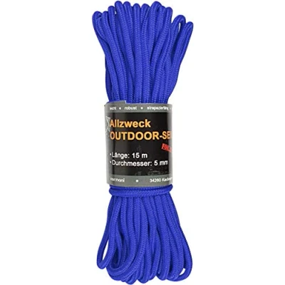 Abbildung von normani Stabiles Polypropylen Seil, belastbar bis 250 kg universell einsetzbar Farbe Blau Größe 5mm/60m