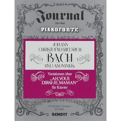 Abbildung von Variationen über &quot;Ah, vous dirai je, maman&quot;: Morgen kommt der Weihnachtsmann. Klavier (Orgel).: Numéro 5. piano (organ). (Journal für das Pianoforte)