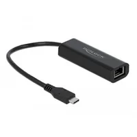 Abbildung von USB Adapter, C Stecker &gt; RJ 45 Buchse