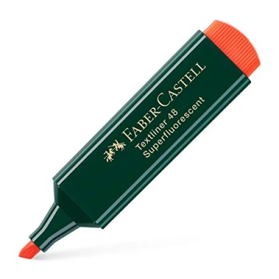 Abbildung von FABER CASTELL 114815 Textmarker Jumbo Grip Neon Textliner, orange, 1 Stück