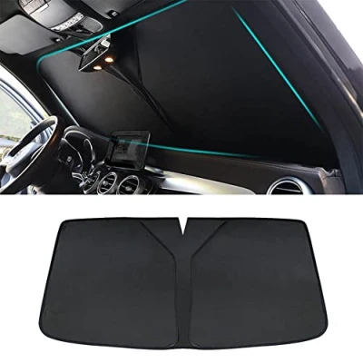 Abbildung von Passend für Mercedes Benz E Klasse W212 20092016, Auto Windschutzscheiben Sonnenschutz, Faltbarer Sonnenschutz Windschutzscheibe
