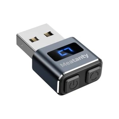 Abbildung von meatanty Metall Tiny Mouse Jiggler, USB Mover Undetectable, Automatic Shaker with Screen, 3 Modes Moving Device, Wiggler Giggler Jonggler Keep Computer/PC/Laptop Active Office Remote Work